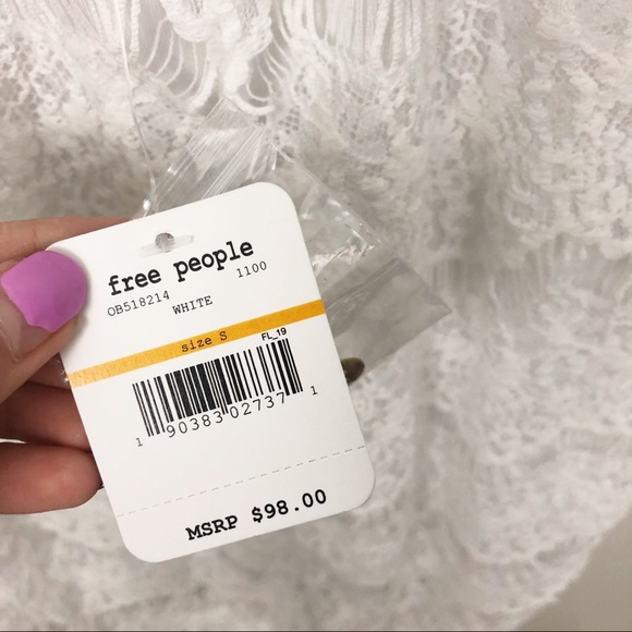 SOLD: NWT Free People White Lace Daydream - Picture 8 of 8